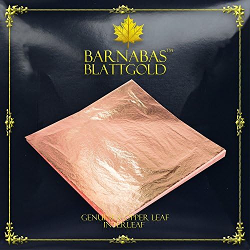 Genuine Copper Leaf Sheets - by Barnabas Blattgold - 100 Sheets - 14cm - Interleaf Genuine Copper Leaf Sheets - by Barnabas Blattgold - 100 Sheets - 14cm - Interleaf von BARNABAS BLATTGOLD