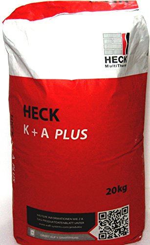 Heck K+A Plus- Klebe-und Armierungsspachtel Plus, 20 kg in weiß von BASF