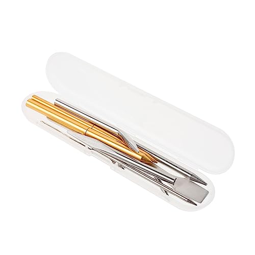 BATHVEVE 1 Satz Paracord Braider Stricknadeln Näh-Reparaturset für Reisen Herstellung Bausatz Strickset werkzeug DIY-Webnadel Nähnadel für Armbänder Spitzenwebnadel Rostfreier Stahl Golden BATHVEVE 1 Satz Paracord Braider Stricknadeln Näh-Reparaturset für Reisen Herstellung Bausatz Strickset werkzeug DIY-Webnadel Nähnadel für Armbänder Spitzenwebnadel Rostfreier Stahl Golden von BATHVEVE