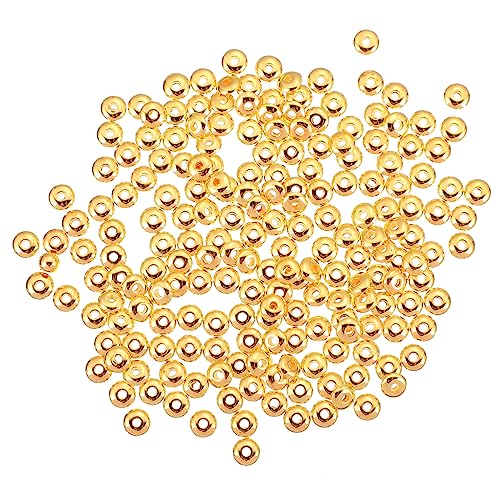BATHVEVE 1000 Stück Runde Abstandsperlen Diy -abstandshalterperlen Schmuckzwischenstücke Für Halsketten Bunt Herstellung Groß Runden Runder Plattierte Abstandsperlen Golden Legierung BATHVEVE 1000 Stück Runde Abstandsperlen Diy -abstandshalterperlen Schmuckzwischenstücke Für Halsketten Bunt Herstellung Groß Runden Runder Plattierte Abstandsperlen Golden Legierung von BATHVEVE