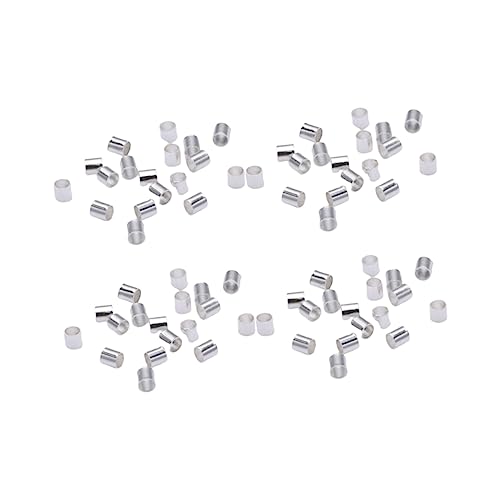 BATHVEVE 1500 Stück Perlenmaterial Quetschperlen Perlen Für Schmuckhersteller Rohrperlen Kupferperlen Silver BATHVEVE 1500 Stück Perlenmaterial Quetschperlen Perlen Für Schmuckhersteller Rohrperlen Kupferperlen Silver von BATHVEVE