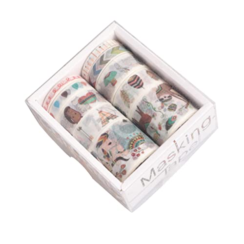 BATHVEVE 2 Kartons À 10 Rollen dekoratives klebeband the washi tape farbiges klebeband Zoo tape Scrapbook tape Delicate tape Aufkleber ästhetisch Fetzen Müll klebriges Papierband Washi-Tape von BATHVEVE