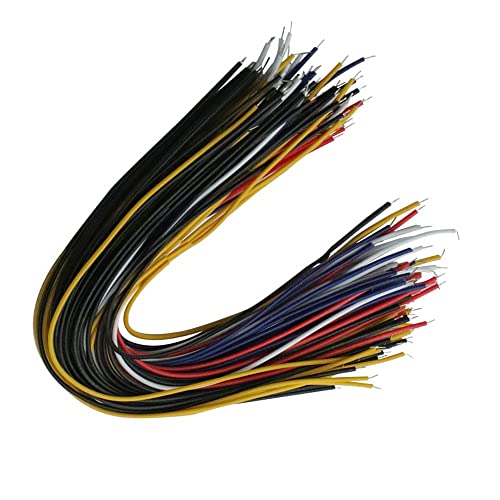 Kompatible Werkzeuge mit 100 Stücke Doppelkopf PCB Lötkabel 5 Farbe 20 CM Breadboard Fly Jumper Wire Kabel Verzinnter Leiter von BATIVFLUG