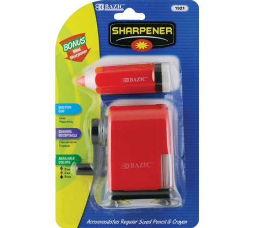 Bazic Tischspitzer mit Mini-Spitzer, 24 Stück von BAZIC Products