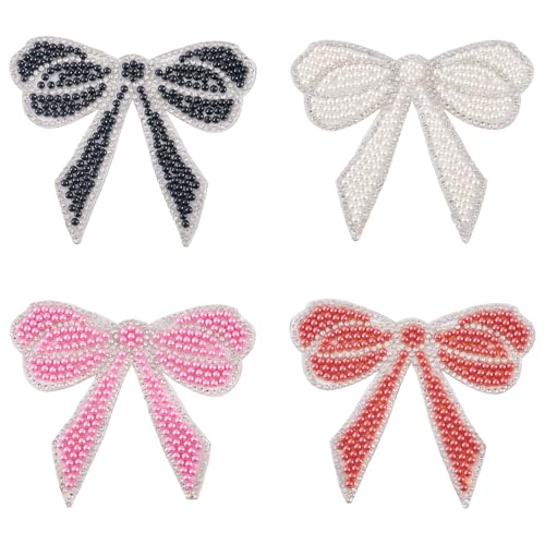 8 x Strassschleife zum Aufbügeln, Beadthoven glitzernde Kristallperlen-Applikationen Schleife zum Aufnähen auf Kleidung, Jeans, Jacken, Taschen, Hüte, Rucksäcke, Dekorationen, Kleidungsverzierungen 8 x Strassschleife zum Aufbügeln, Beadthoven glitzernde Kristallperlen-Applikationen Schleife zum Aufnähen auf Kleidung, Jeans, Jacken, Taschen, Hüte, Rucksäcke, Dekorationen, Kleidungsverzierungen von BB Beadthoven