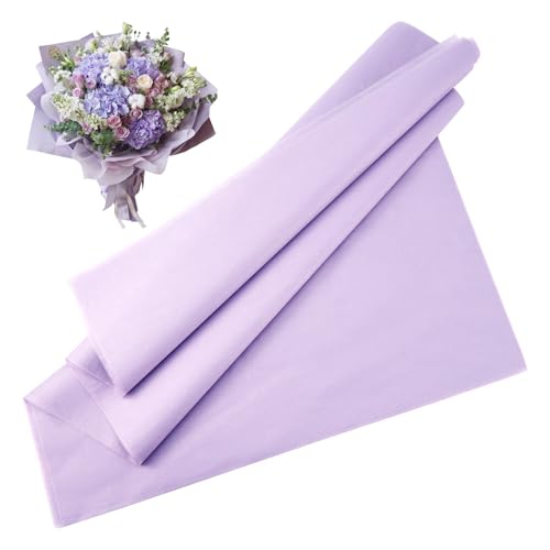 Beadthoven 40 Blatt wasserdichtes Geschenkpapier Seidenpapier Blumenstrauß Geschenkpapier für Verpackungen Blumenfüller Handwerk Geburtstag Hochzeit Dekor Distel 578 x 450 x 0,1 mm von BB Beadthoven