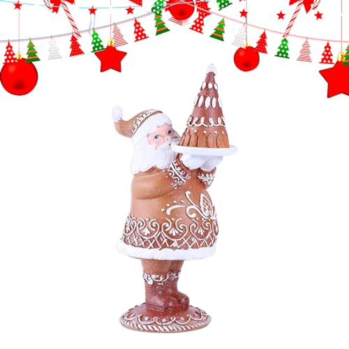 Lebkuchen-Ornamente, 10 Stück Festliche Lebkuchenfiguren, Lebkuchenmann-Anhänger Mit Schlüsselbändern, Lebkuchen-Anhänger Aus PVC-Weichgummi, Farbenfroher Und Niedlicher Lebkuchen-Schmuck Für ädchen von BBAUER