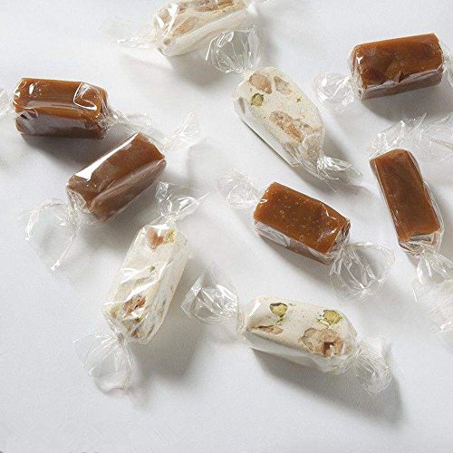 Nougat Wrappers Zellophan-Geschenkpapier, Karamell, 500 Blatt+5 Packbeutel (8,9 x 7,6 cm) von BBC BAKERY