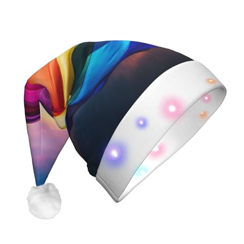 BBEXJIGY Uni LED Weihnachtsmütze für Erwachsene - Pride Flag von BBEXJIGY