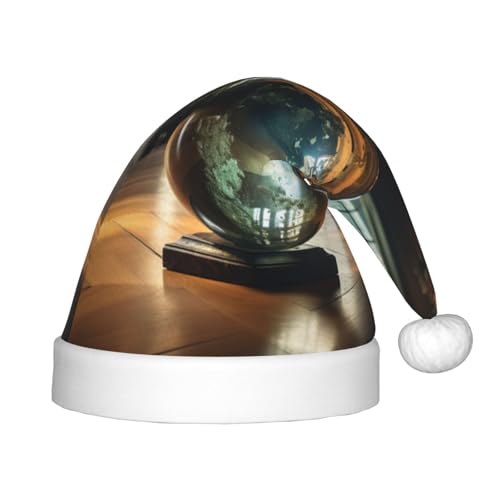 BBEXJIGY Weiche und bequeme dunkelblaue Weihnachtsmütze mit Marmordruck BBEXJIGY Weiche und bequeme dunkelblaue Weihnachtsmütze mit Marmordruck von BBEXJIGY