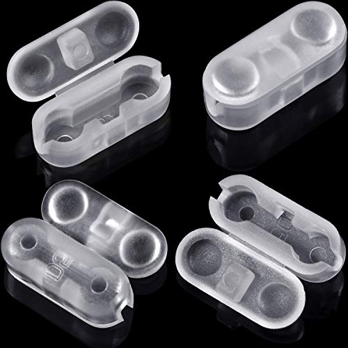 BBTO 30 Packungen Ersatz Vertikale Römische Rolle Walze Kugel Ketten Kabel Verbinder Clips (Transparent) von BBTO