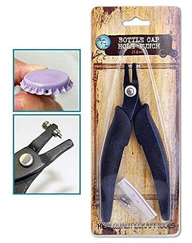 BCI Crafts Bottle Cap Metalllocher 1,8 mm Gummigriffe von BCI Crafts