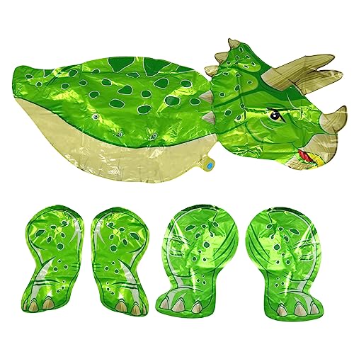 1 Stück Dinosaurier Aluminium Ballon Spielzeug Hochzeitsdekorationen Ballons Triceratops Ballon Tyrannosaurus Ballon Cartoon Tier Ballon 3D Dinosaurier Ballon Stehender BCOATH von BCOATH