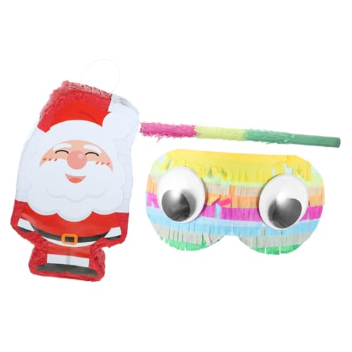 BCOATH 1 Satz weihnachtsmotiv weihnachts party süsswaren weihnachtsteller santa c weihnachtsdeko Weihnachtsmann-Partydekoration Pinata im Weihnachtsmann-Design Weihnachts-Piñata Papier von BCOATH