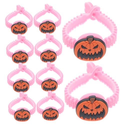 BCOATH 10 Stück Cartoon-armbänder, Cartoon-halloween-armband, Abnehmbare Halloween-armbänder, Partygeschenke von BCOATH