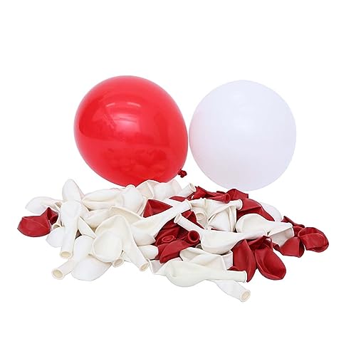 BCOATH Valentinstag Party Dekorationen 10 Zoll Latex Ballons Latex Ballons Rot von BCOATH