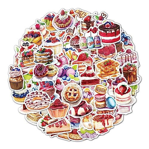 BCOATH 100St Aufkleber wiederverwendbares Stickerbuch Kuchen verzieren Partygeschenke Kuchendekorationen Sticker Weihnachten weihnachtssticker Bunte Abziehbilder PVC selbstklebend von BCOATH