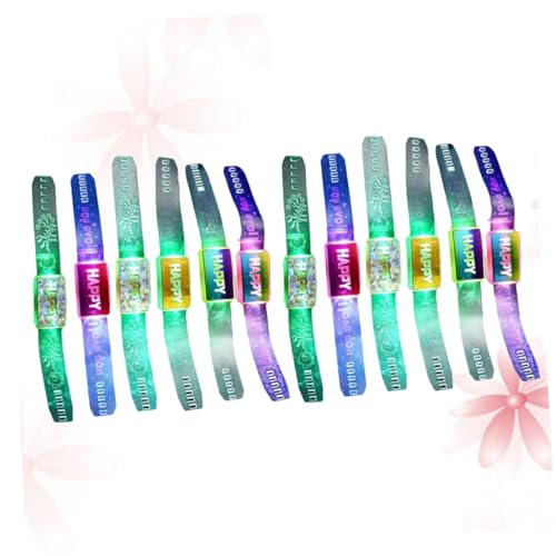 BCOATH 12st Leuchtende Armbänder Für Partys Blitzspielzeug Led-armband Led-spielzeug Partygeschenke Beleuchten Leuchtende Armbänder Für Konzerte Armband Spielzeug Requisiten Armbänder von BCOATH