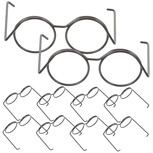 BCOATH 20 Stück Puppen Mini Brillen Aus Metall Puppen Sonnenbrillen Große Puppen Brillen Zum Basteln Mini Brillen Puppen Zubehör Puppen Brillen Ornamente Puppen Brillen Für Die von BCOATH
