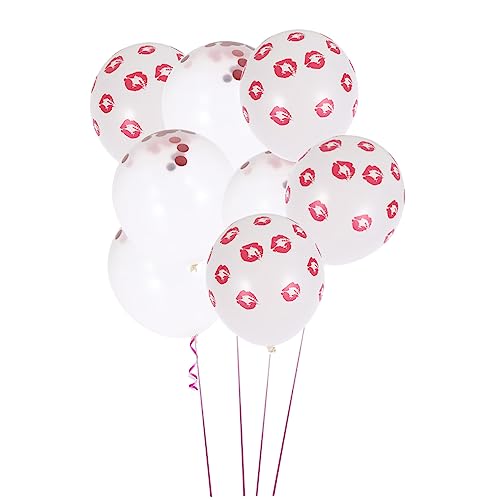 BCOATH 20-Teiliges Set Lip Latexballon Party dekorativ Gedenkballons Verlobungsfeier Ballon konfettiballone decorations for living room Party-Dekorationsballons Partyzubehör Emulsion von BCOATH