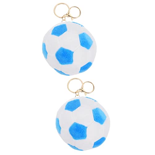 BCOATH 2st Plüsch-fußballanhänger Kleiner Plüsch-schlüsselanhänger Kleiner Plüsch-fußball Fußball-schlüsselanhänger Als Ornament Schlüsselanhänger Für Jungen Diy Liefert Pp Baumwolle von BCOATH