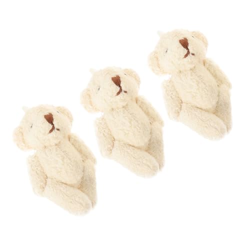 BCOATH 3Stücke Kleine Bärenpuppe DIY Bekleidungszubehör mit Hutdekor Perlensamt Stofftier für Kreative Handarbeiten für und DIY Projekte BCOATH 3Stücke Kleine Bärenpuppe DIY Bekleidungszubehör mit Hutdekor Perlensamt Stofftier für Kreative Handarbeiten für und DIY Projekte von BCOATH