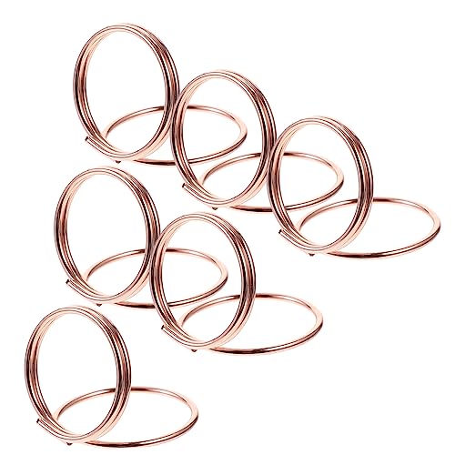 BCOATH 6pcs Hochzeitsplatzkartenhalter Tischnummer Halter Mini Place Card Inhaber von BCOATH