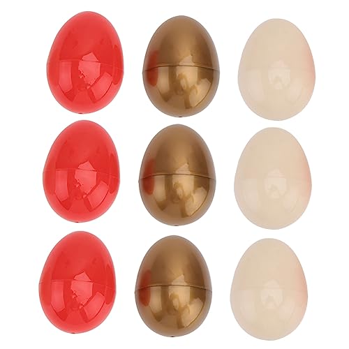 BCOATH 9pcs Kinder Ostern Spielzeug Plastik Eierschale Osterfest Bevorzugung (gemischte Farbe) von BCOATH