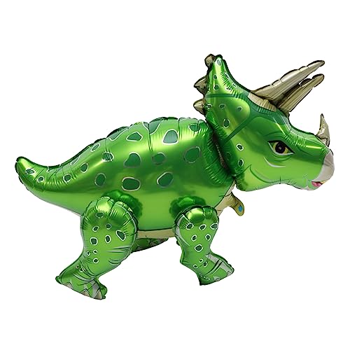 BCOATH Dinosaurier-Ballon aufblasbare Ballons Geburtstagsballons für Jungen 4 Ballon Partyballons kinder party kinderparty Geburtstagsversorgung kreativer Ballon Aluminiumfolie Green von BCOATH