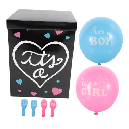 BCOATH Elegante Gender Reveal Box Für Babyparty Dekorative Luftballons Partyzubehör von BCOATH