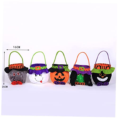 BCOATH Halloween-süßigkeitsbeutel Halloween-goodie-bags Taschen Kürbis-bonbontüten Halloween-süßigkeiten-handtasche Halloween-süßigkeiten-korb Hängende Dekoration Süßigkeitenbeutel von BCOATH