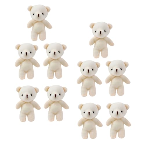 BCOATH Kleiner Teddybär Teddybär Mini Üsch Bärchen Schlüsselanhänger Üße Dekoration Für Taschen Rucksäcke Und Weiche Stofftiere Kawaii Mini Bären Zum Sammeln Und von BCOATH