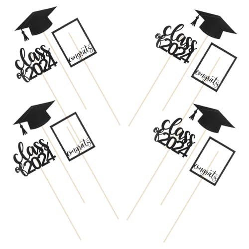 BCOATH Tischaufsätze Abschluss Abschlussfeiern Glückwunsch für Dekoration Klasse Tischdekoration Tortendekorationen Herzstück die den für Picks Tafelaufsatz Abschlussfeier Tafelaufsätze von BCOATH