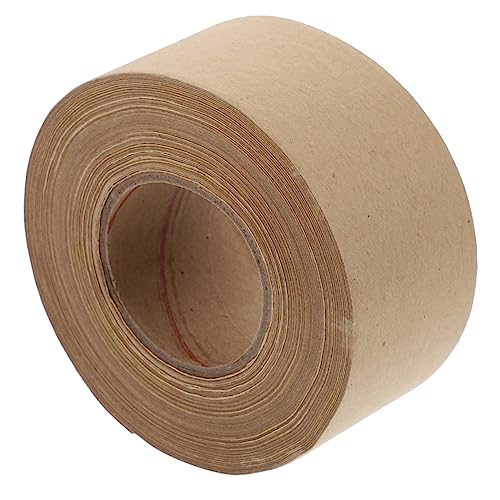 BCOATH Wasseraktiviertes Kraftpapier Klebeband Praktisches Beschreibbares Verpackungsband Für Einfache Versiegelung 48mm x Ideal Für Umzüge Und Geschenkverpackungen von BCOATH