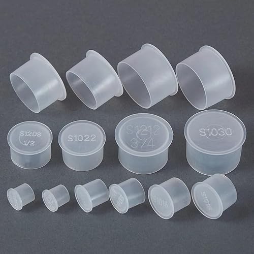 BCOMFY 10PC Band Rand Kunststoff Abdeckung for Loch Wasserpfeife Löcher Stecker Edelstahl Rohr Möbel Gewinde Mantel Kappe Runde Kappen bolzen Ende(T-M20) von BCOMFY