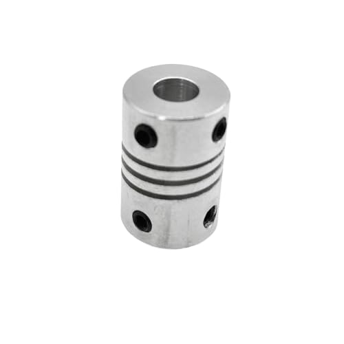 BCOMFY D15L20 Aluminium Flexible RS Kupplung Loch for Schrittmotor 2/3/3,17/4/5/6/7/8mm for CNC Schrittmotor Encoder Gravur Maschine (Size : 2mm to 4mm) von BCOMFY