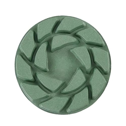 BDAYEK Polierpads 1 Stück / 3 Stück 4 Zoll 100 mm Trocken-/Nass-Diamant-3-Stufen-Polierpads Schleifscheiben for Marmorbeton Terrazzostein-Schleifscheiben(1000Grit 1pcs) von BDAYEK