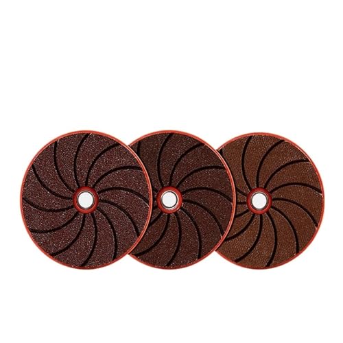 BDAYEK Polierpads 1PCS/3PCS 80mm Polieren Pad Keramik Fliesen Rand Trimmen Schleifen Rad Marmor Stein Zement Metall Winkelschleifer Schleifen Disc(3PCS) von BDAYEK