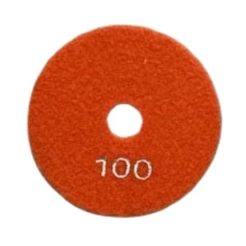 Polierpads 1 Stück 4 Zoll 100 mm Schleifdiamant-Metall-Polierpad for Schleifen von Stein, Marmor, Granit, Quarz, Beton, Boden-Schleifscheibe(100) von BDAYEK