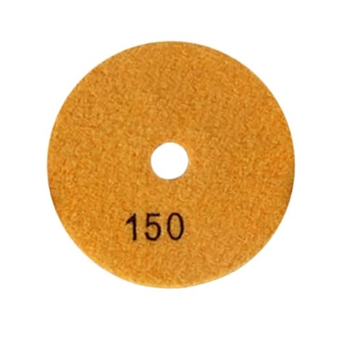 Polierpads 100 mm 10,2 cm Diamant-Polierpads, Nass- und Trocken-Polierscheibe, Schleifmittel for Schleifen von Marmor, Granit, Beton, Schleifen von Arbeitsplatten, Stein(150 Grits) von BDAYEK