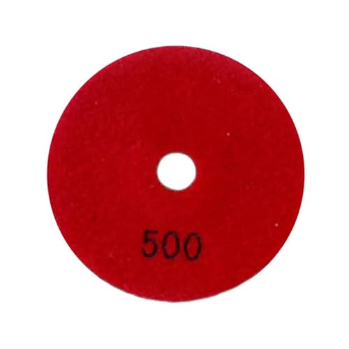 Polierpads 100 mm 10,2 cm Diamant-Polierpads, Nass- und Trocken-Polierscheibe, Schleifmittel for Schleifen von Marmor, Granit, Beton, Schleifen von Arbeitsplatten, Stein(500 Grits) von BDAYEK