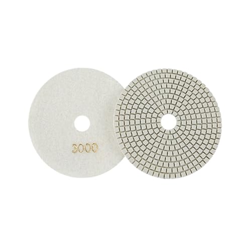 Polierpads 6 Zoll 125 mm Diamant-Nasspolierpad for Schleifen von Granit, Stein, Beton, Marmor, Schleifscheibe, Schleifwerkzeug(3000) von BDAYEK