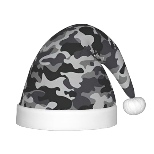 BDDFN Abstrakter Camouflage-Druck, für Weihnachten, Party, Outdoor, Stirnbänder, Weihnachtsmannmütze, Urlaubsparty, Kopfbedeckung, Zubehör von BDDFN