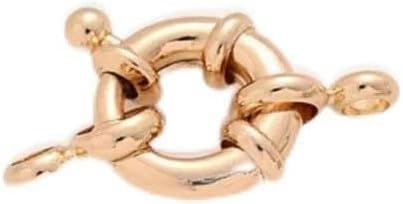 10 Stück Schnalle Lenkradschnalle DIY Armband Halskette Schnalle Schmuck Verbindungsschnalle-Kc Gold-15mm von BDDSAX