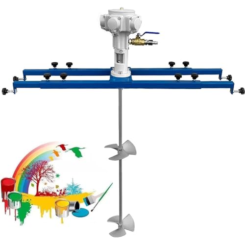 BDJSN 1900 U/min IBC-Luftrührwerk, pneumatischer Farbmischer mit 3/4 PS, 1000-l-Tankmischer aus Edelstahl, 880 mm Mischstablänge, 250 mm Laufraddurchmesser von BDJSN