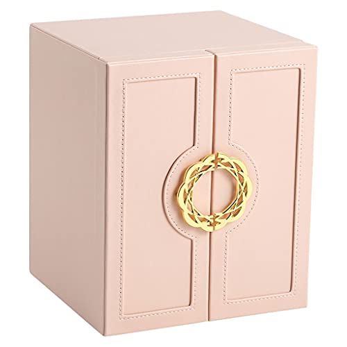 Schmuckkästchen aus Leder, leichte Luxus-Aufbewahrungsbox für Ohrringe, Ringe, Schmuck, Schubladentyp, großes Fassungsvermögen, Schmuckschatulle, Aufbewahrungsbox (Farbe: C) von BDPP