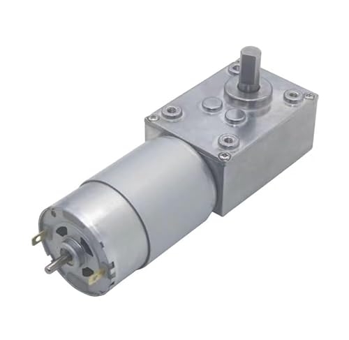 BDSHGRDH Elektronik-Bausatz,. 5840-31 Turbinen-Schneckengetriebemotor, DC 12 V/24 V Metall-Untersetzungsgetriebe, Modellflugzeugmotor, kleine Motormodelle, Mini-Allrad-Automotor(12v,12RPM) von BDSHGRDH