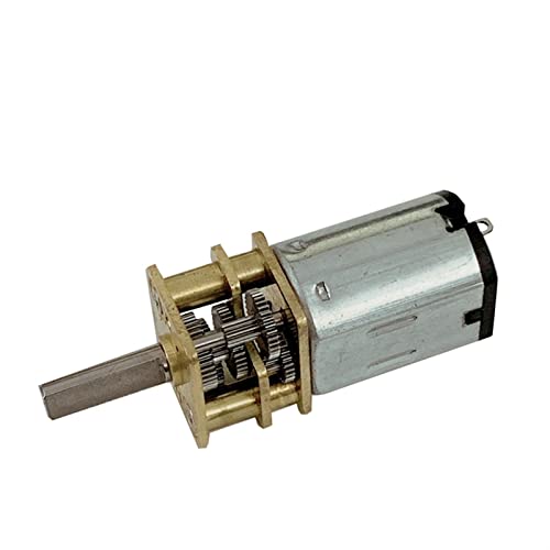 BDSHGRDH Elektronik-Bausatz,. N20-Getriebemotor mit hohem Drehmoment, DC 3 V, 6 V, 12 V, niedriger Drehzahl, hoher Drehmomentmotor, großes Übersetzungsverhältnis 1:1000(12V30RPM) von BDSHGRDH