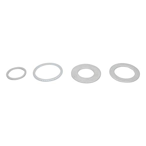 Be-Tool Reduzierring für Kreissägeblätter, Sägeblätter, Bohrbuchsen, Sägenreduzierungsringe, Buchsenscheiben, Sägeblatt Abstandshalter (3er-Packung), silber 20mm x 16mm von BE-TOOL