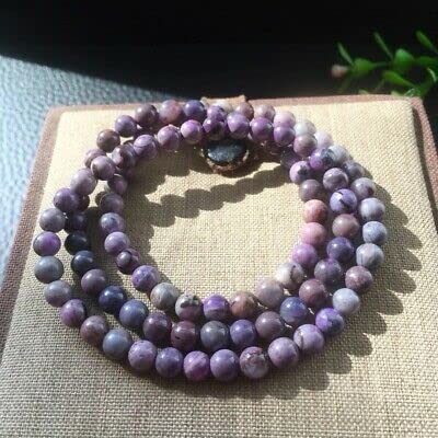 Perlen-Armband, 5,8 mm, natürlicher violetter Sugilith, Südafrika-Edelsteine, rund, AAA von BEAD_CRYSTAL-NK